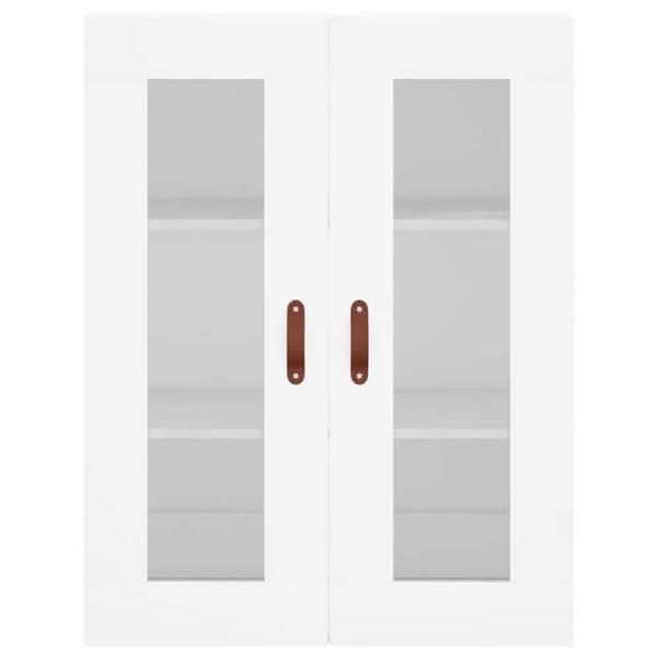 Maison Exclusive - Buffé hög Vit 69,5x34x180 cm Ingenjörsträ