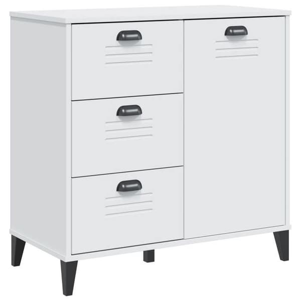 Maison Exclusive - Buffet VIKEN hvid 80x40x80 cm ingeniørtræ Vit