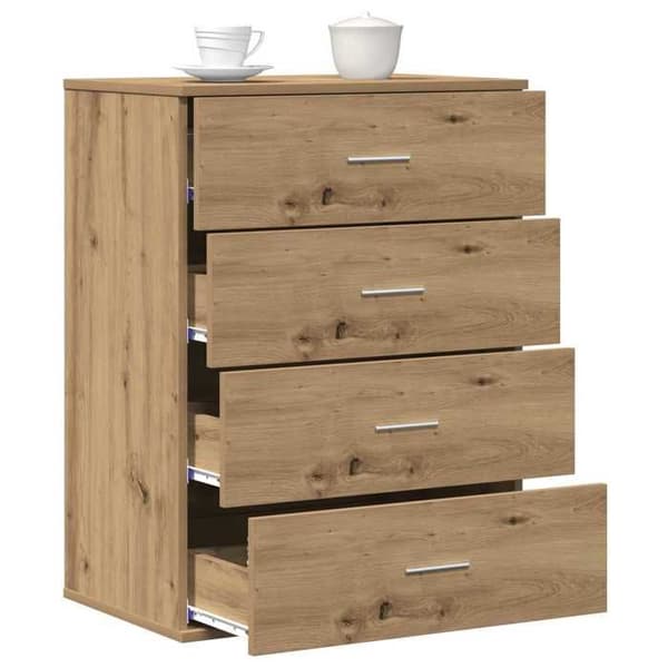 Buffé - EXKLUSIVT HEM - 60 x 39 x 80 cm - Ingenjörsträ - Brun - Nutida brun
