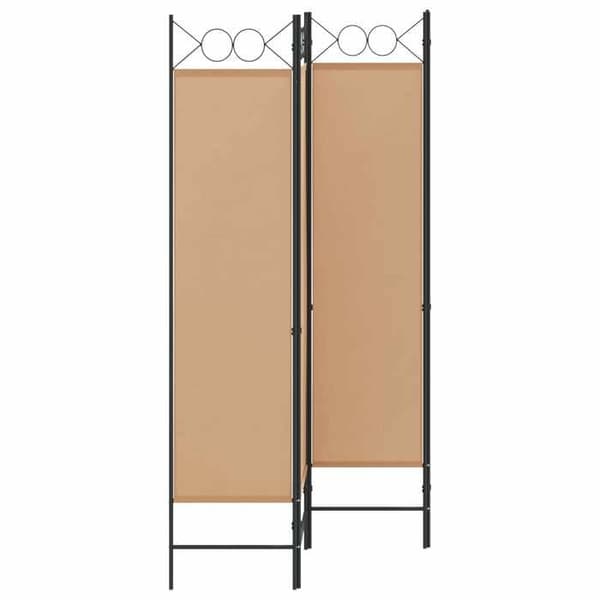 Maison Exclusive - 4-panelers rumsavdelare Beige 160 x 180 cm Tyg