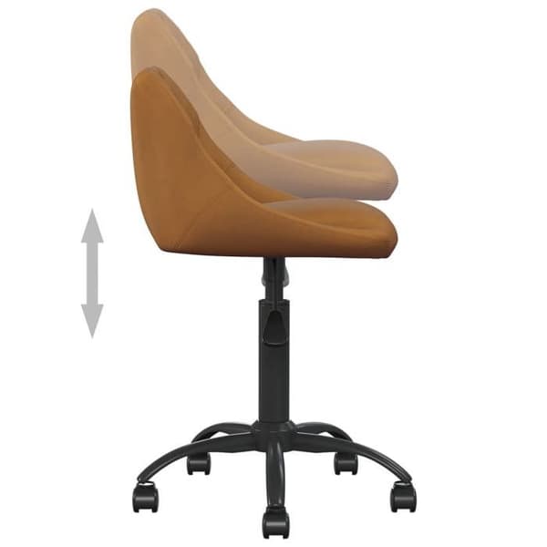 Maison Exclusive - Brun Velour Kontorstol brun