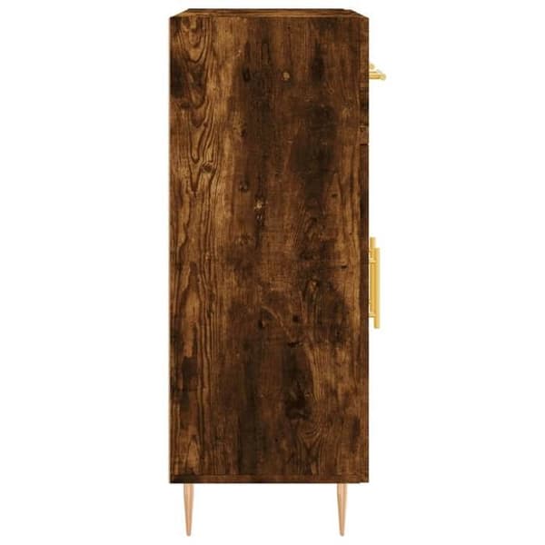 Maison Exclusive - Buffé i rökig ek 69,5x34x90 cm ingenjörsträ