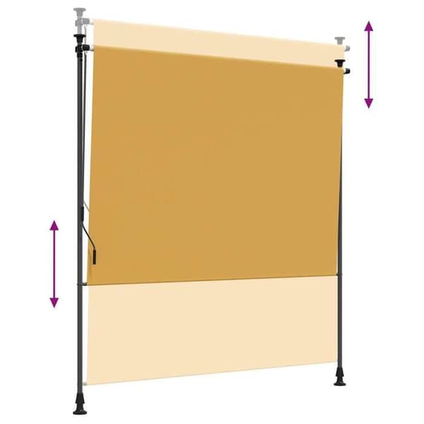 Maison Exclusive - Utrullningsbar Utomhusbutik Sand 150 x 270 cm
