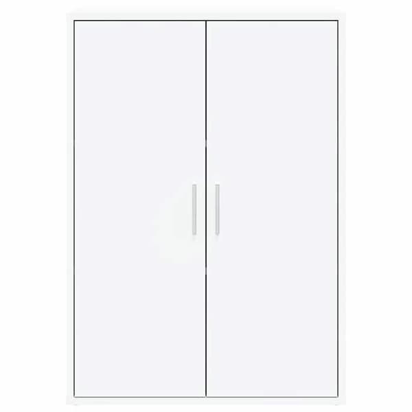 Maison Exclusive - Bufféer 2 st vit 60x31x84 cm ingenjörsträ