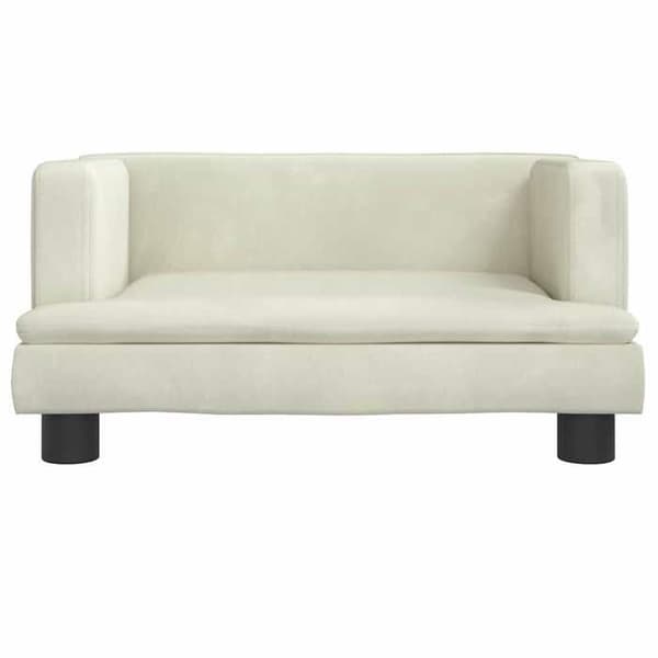 Maison Exclusive - Koiran sänky, kerma 60x40x30 cm, sametti Grädde