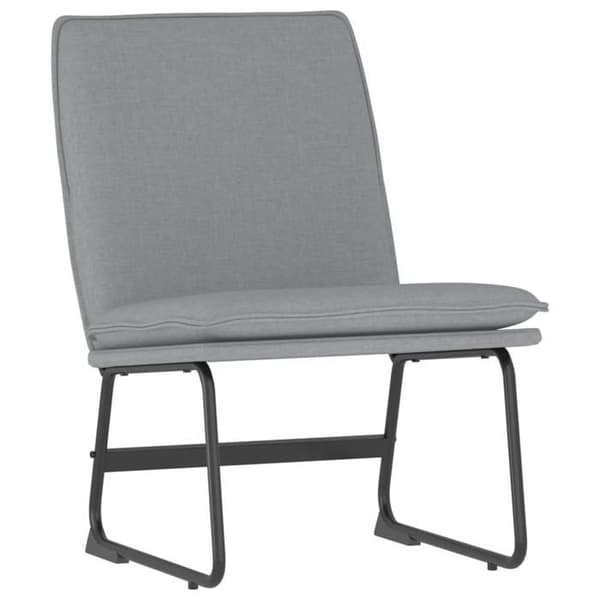 Maison Exclusive - Långfåtölj Grå ljus 52x75x76 cm Tyg