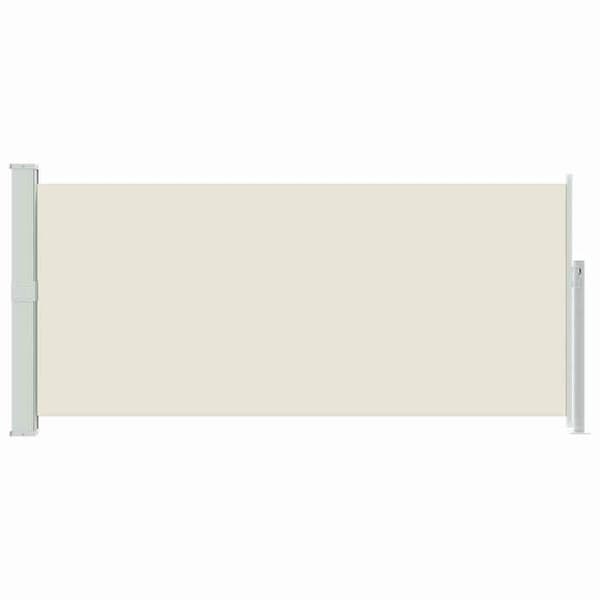 Maison Exclusive - Retractable side awning 140 x 314 cm Off-white