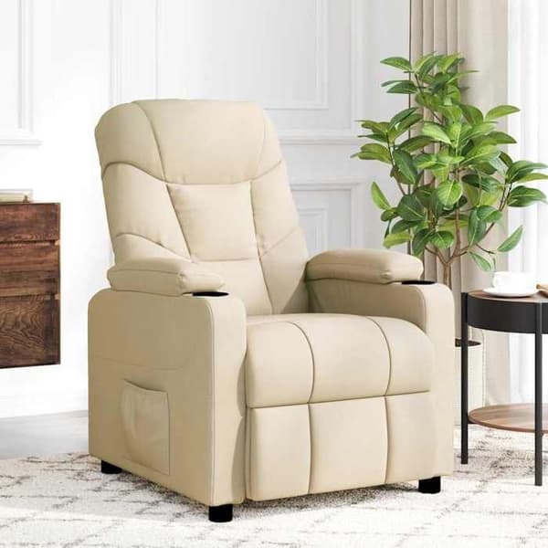 Maison Exclusive - Massage stol Creme Stof