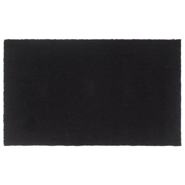 Maison Exclusive - Dørmåtte sort 90x150 cm tuftet kokosfiber Svart
