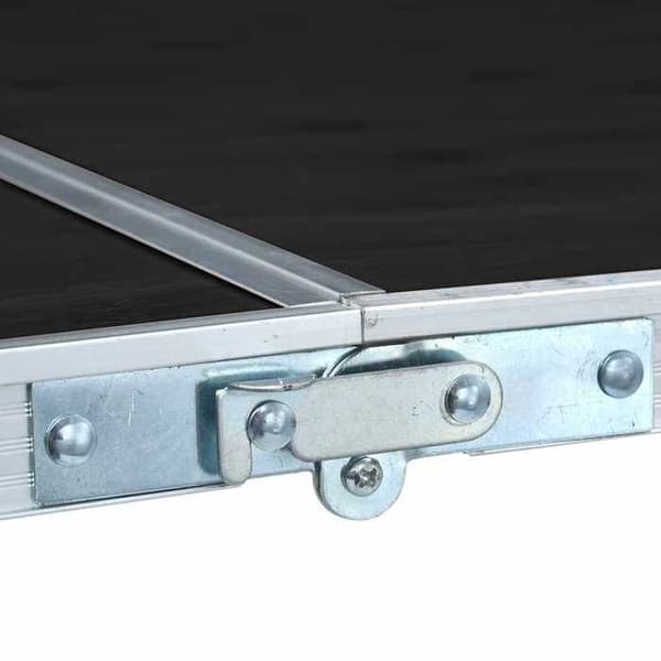 Maison Exclusive - Fällbord för camping Grå Aluminium 180x60 cm Aluminiumgrå