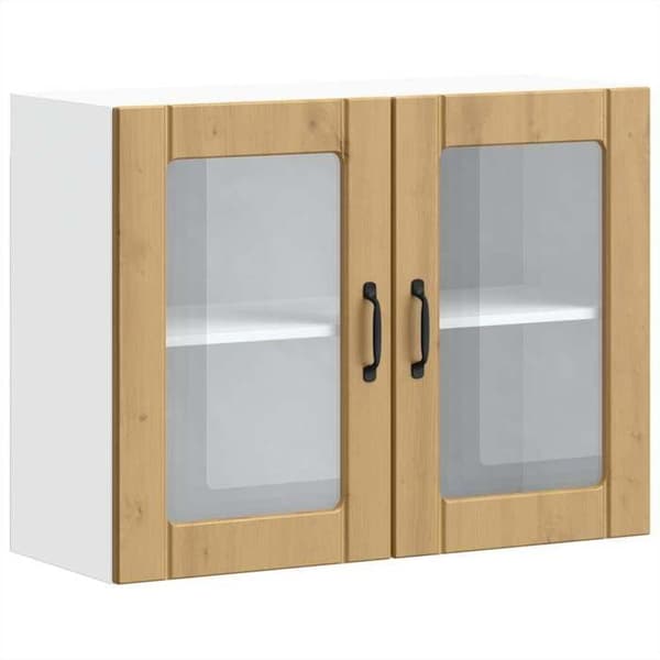 Maison Exclusive - Köksskåp med glasdörr Lucca
