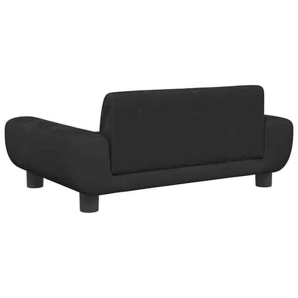 Maison Exclusive - Sort hundeseng 70x45x33 cm velour Svart