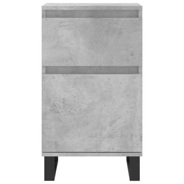 Maison Exclusive - Buffet grå beton 40x35x70 cm ingeniørtræ