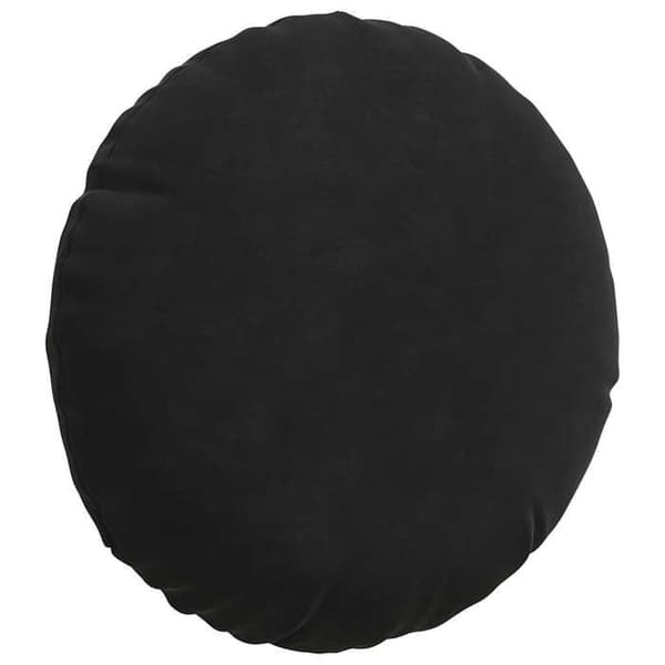 Maison Exclusive - Sittkuddar 2 st Sammet Svart Ø30 x 13 cm