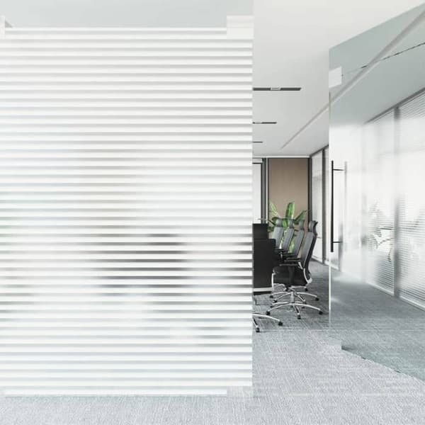 Maison Exclusive - Elokuvan mattaikkuna, raidallinen kuvio 90x500 cm PVC
