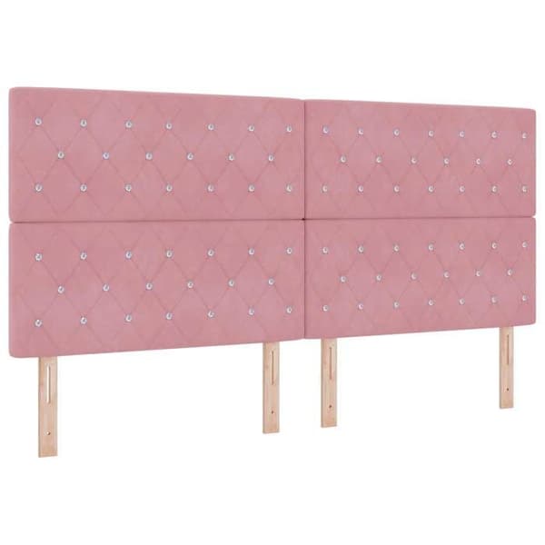 Maison Exclusive - Boxspring säng med Rose madrass 200 x 200 cm Sammet