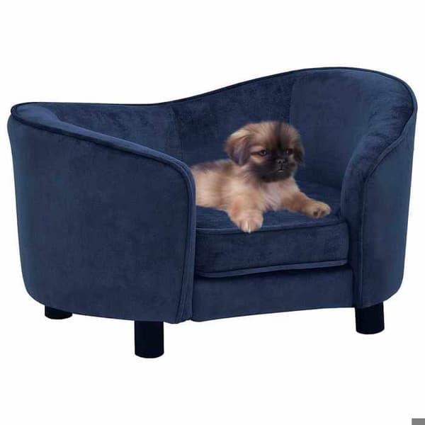 Maison Exclusive - Sininen koiran sohva 69x49x40 cm Pehmolelu