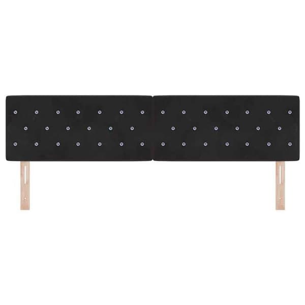 Maison Exclusive - Musta pääty 180 cm Sametti
