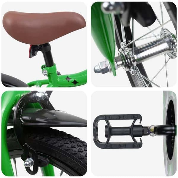 Maison Exclusive - Cykel för Barn 12 Tum för 2-4 År Gärd Grön