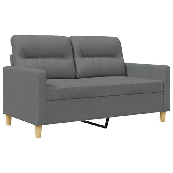 Maison Exclusive - Tummanharmaa 2-paikkainen sohva 120 cm Kangas