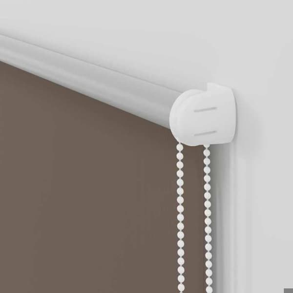 Maison Exclusive - Rullgardin mörkläggande kaffe 65x130cm tygbredd 60,7cm