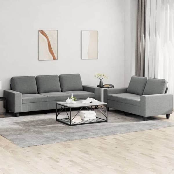 Maison Exclusive - 2 kpl tummanharmaita sohvia kankaat