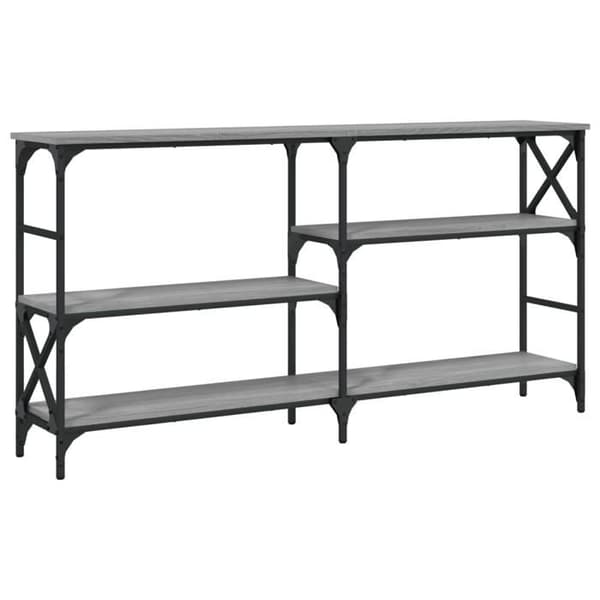 Maison Exclusive - Consolebord sonoma grå 150x29x76,5 cm ingeniørtræ