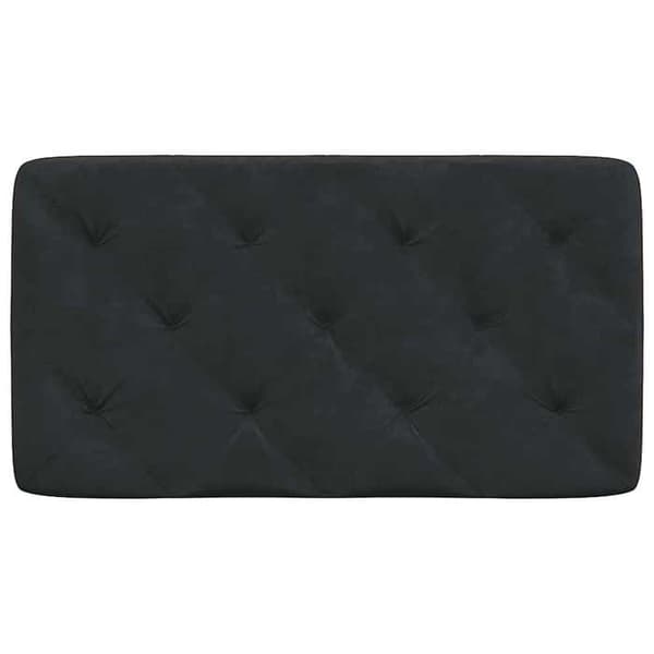 Maison Exclusive - Musta 80 cm samettinen päätytyyny Svart
