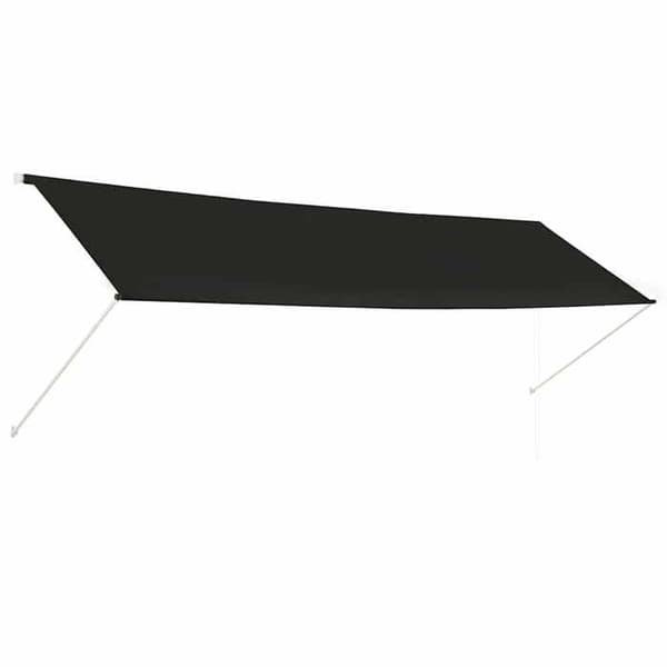 Maison Exclusive - Retractable awning 400x150 cm Antracit antracit