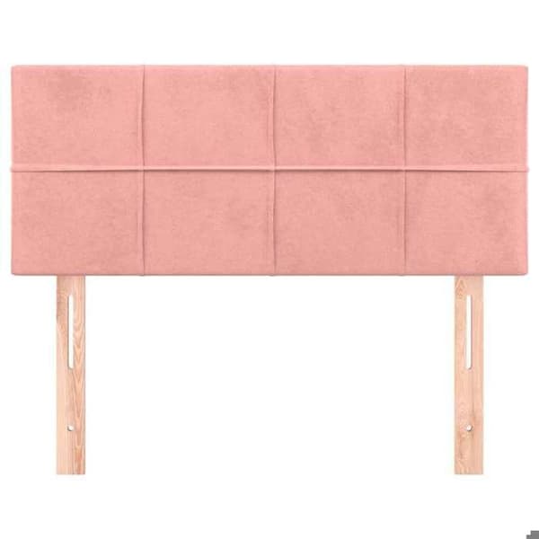 Maison Exclusive - Sänggavel Rosa 100x5x78/88 cm Sammet