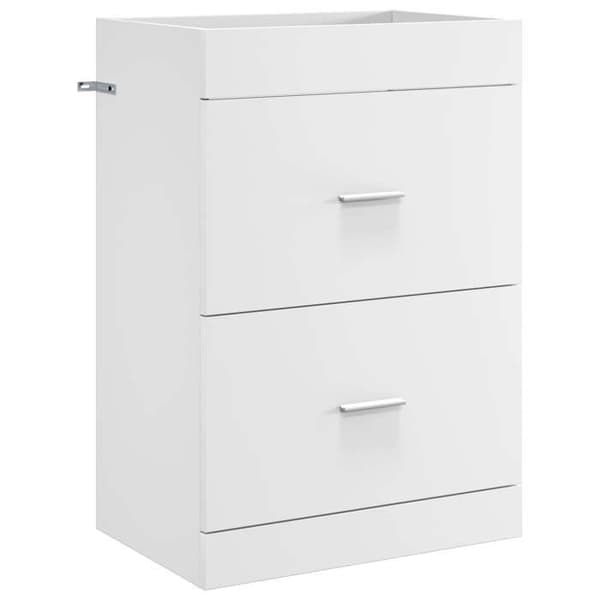 Maison Exclusive - Hvid badeværelses underskab 56 x 37,5 x 81 cm