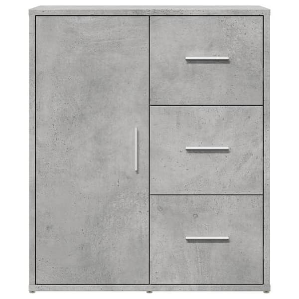 Maison Exclusive - Betonggrå buffé 60x31x70 cm ingenjörsträ