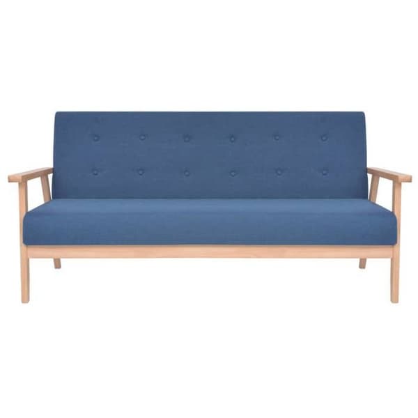 Maison Exclusive - 3 kpl sohvasetti Sininen Kangas Blå