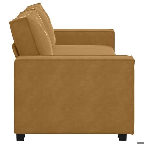 Maison Exclusive - 3-paikkainen sohva, ruskea 220x78x84 cm, sametti brun