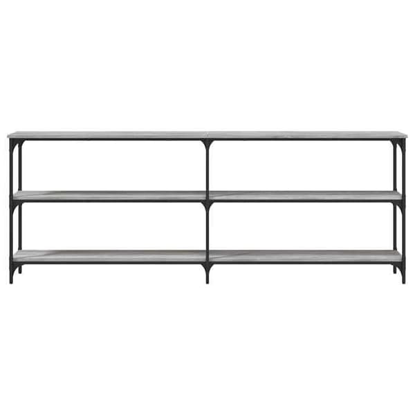 Maison Exclusive - Consolebord sonoma grå 200x29x75 cm i ingeniørtræ Sonoma grå