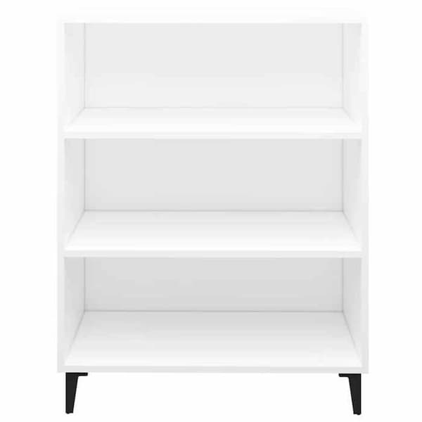Maison Exclusive - Buffet Hvid 69,5x32,5x90 cm Ingeniørtræ Vit