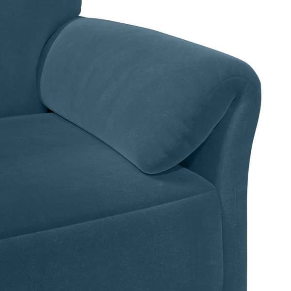 Maison Exclusive - Sofa 2 pladser Blå Velour