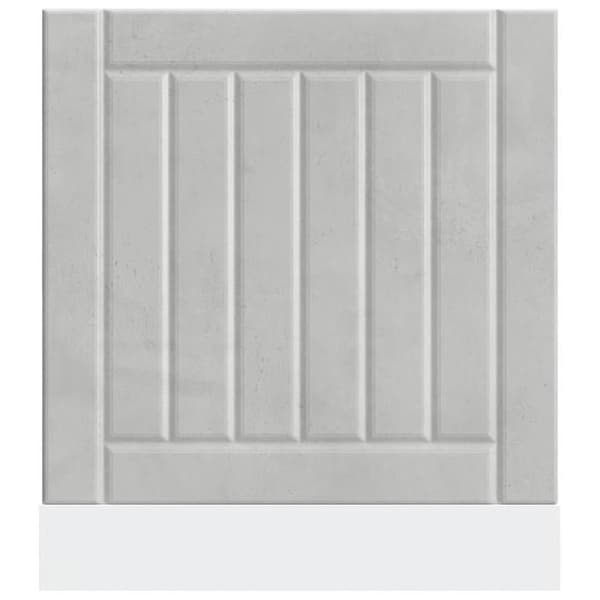Maison Exclusive - Diskmaskinpanel Lucca grå betong ingenjörsträ Betonggrå