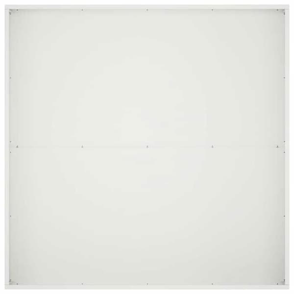 Maison Exclusive - Trädgårdskrukor 2 st Vit 80 x 80 x 20 cm