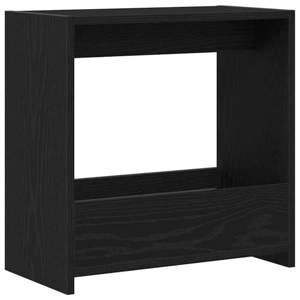 Maison Exclusive - Sidebord Sort eg 50 x 26 x 50 cm Ingeniørtræ