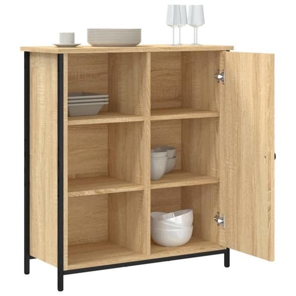 Maison Exclusive - Buffé ek sonoma 70x30x80 cm ingenjörsträ