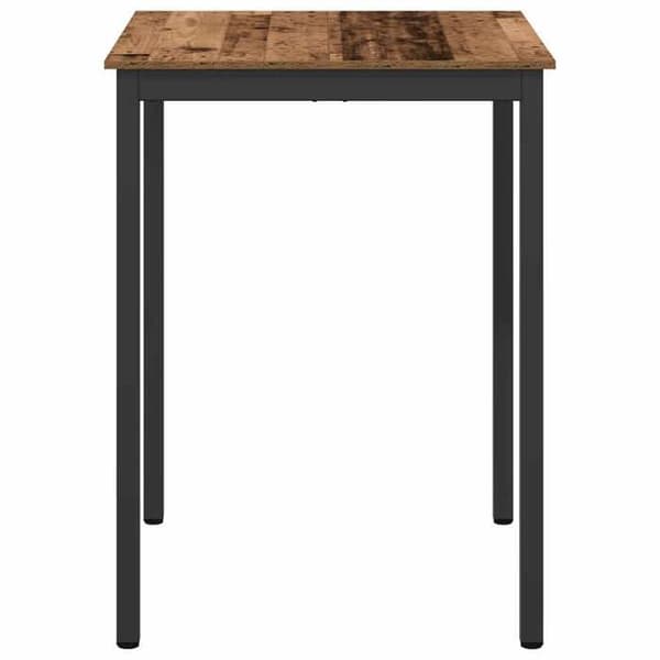 Matbord - EXKLUSIV HEM - Rektangulär - Ingenjörsträ - Metallben - 80 cm