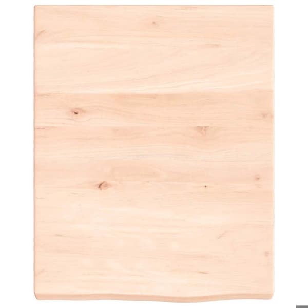 Maison Exclusive - Væghylde 40x50x(2-4)cm ubehandlet massiv egetræ