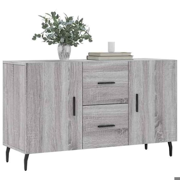 Maison Exclusive - Buffé Sonoma grå 100x36x60 cm ingenjörsträ