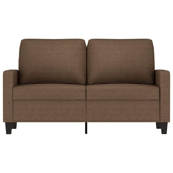 2-personers sofa Brun 120 cm Stof80 [cm]