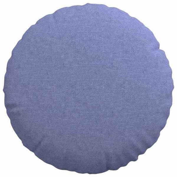 Maison Exclusive - Sittkuddar 2 st Tyg Blå denim Ø40 x 13 cm denim blå