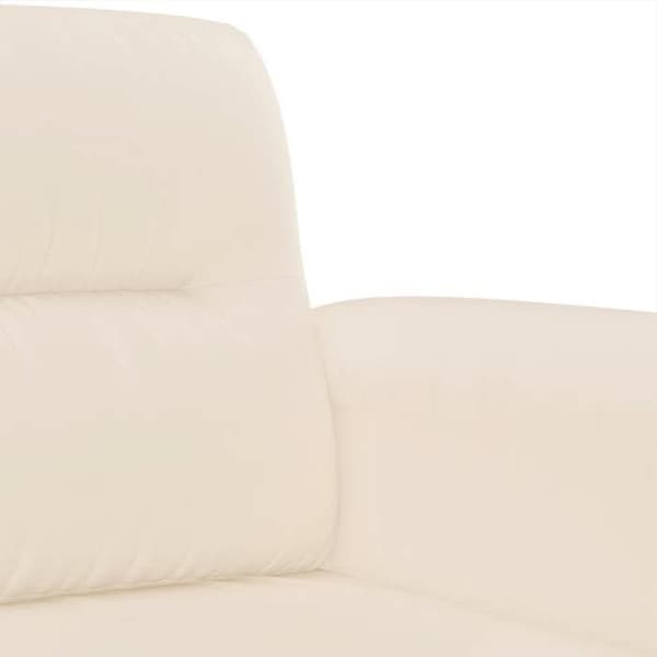 Maison Exclusive - 2-delars soffgrupp med beige mikrofiberkuddar beige