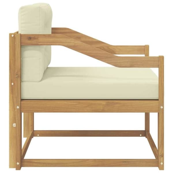 Maison Exclusive - Utomhussoffa i vit polyester