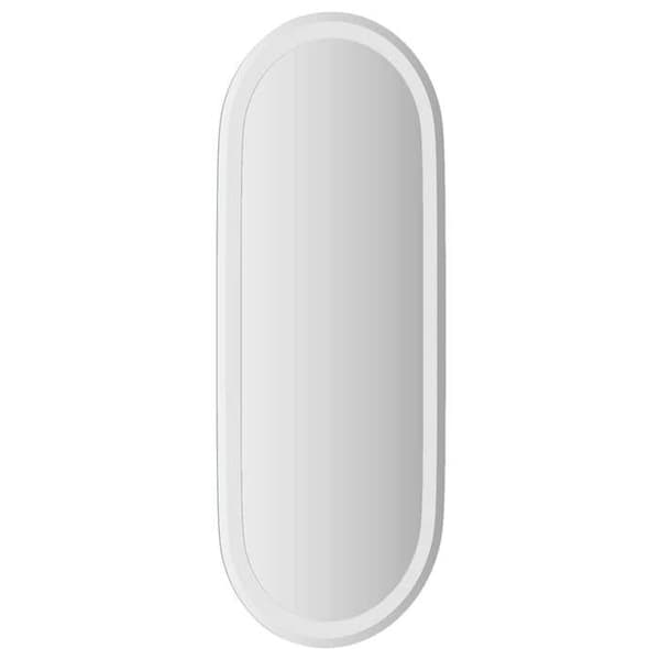Maison Exclusive - LED-badrumsspegel 90x40 cm oval