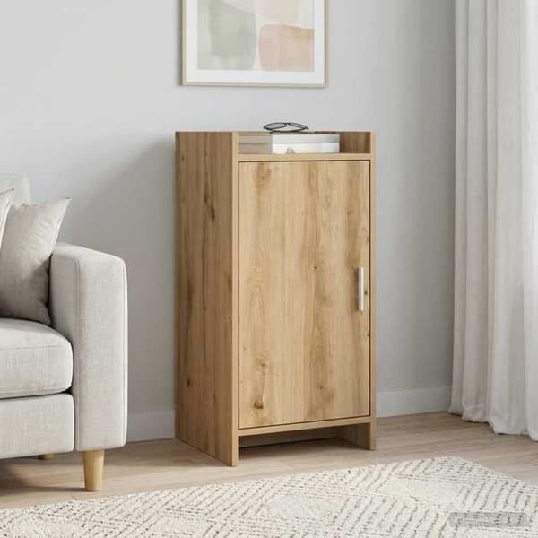 Maison Exclusive - Buffet i håndlavet egetræ 40 x 36 x 80 cm Ingeniørtræ